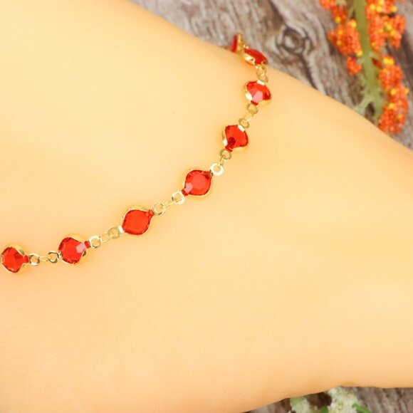 "Dainty Anklet for Women – Elegant Everyday Jewelry & Perfect Gift | MLCRC1490 - Picture 8 of 10